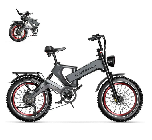 Foldable E-bike Up to 100Mile - 35mph