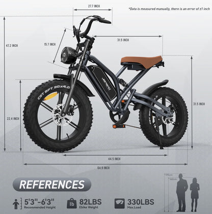 X50 Fat Tire Electric Bike